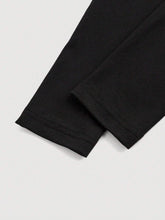 Women's Fitted Red And Black Color Block Long Sleeve T-Shirt